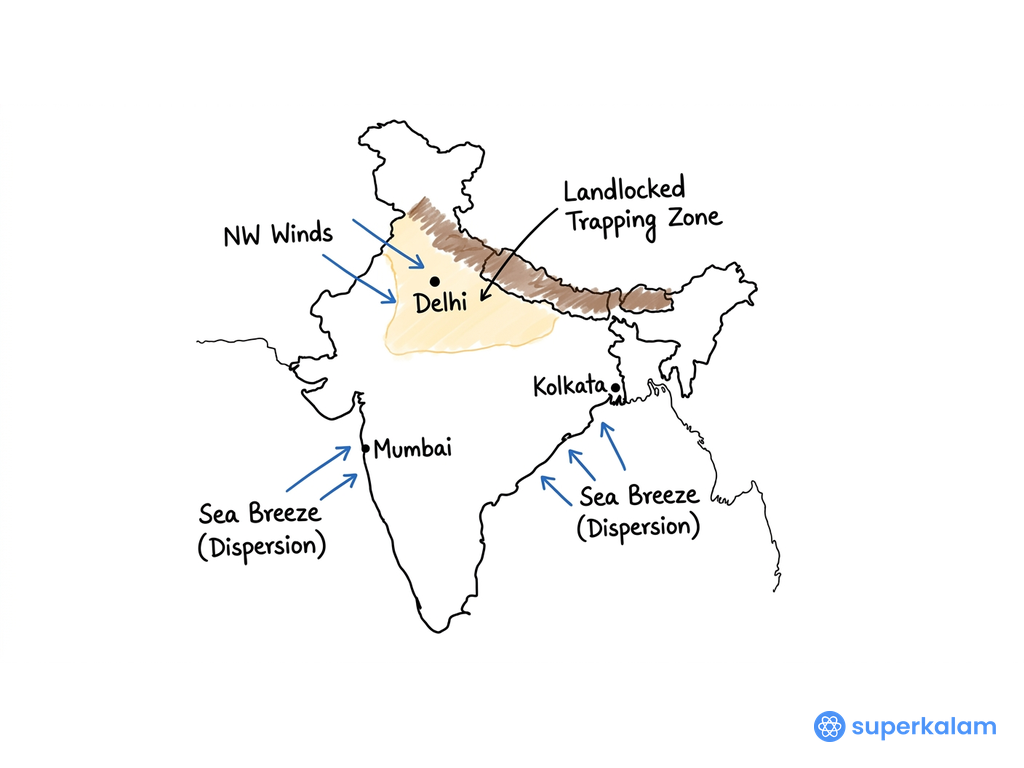 India's Major Cities Map: Delhi Mumbai Kolkata