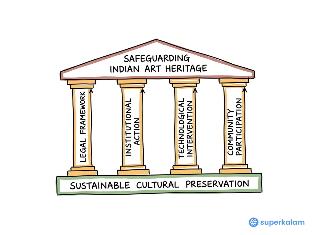 Safeguarding Indian Art Heritage Pillar Framework