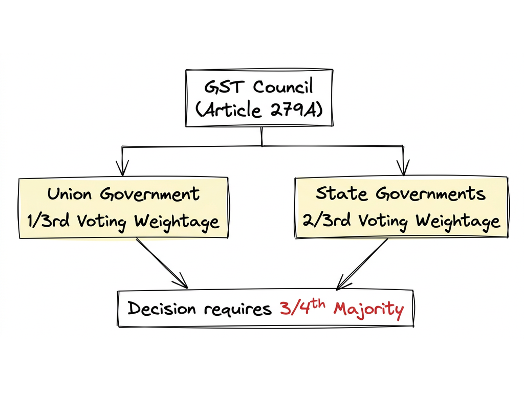 GST Council: Voting Weightage Distribution Process