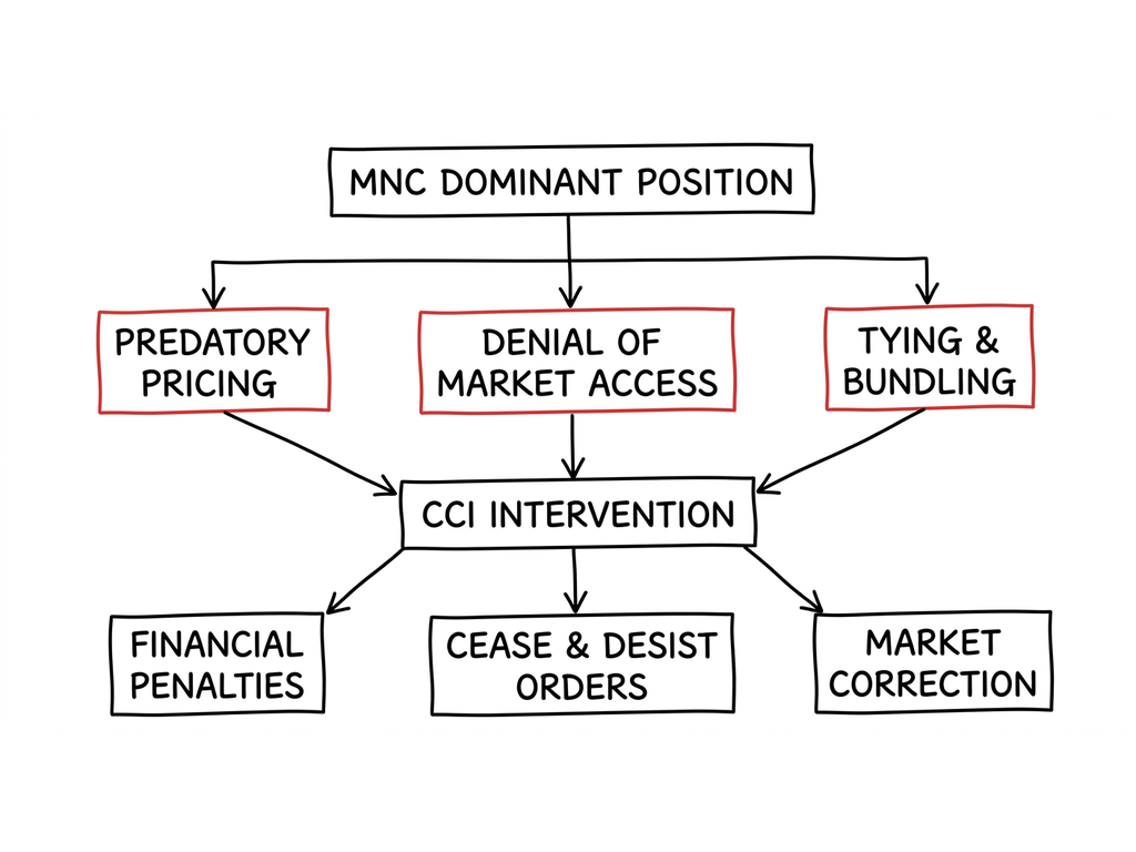 Abuse of dominant position and intervention