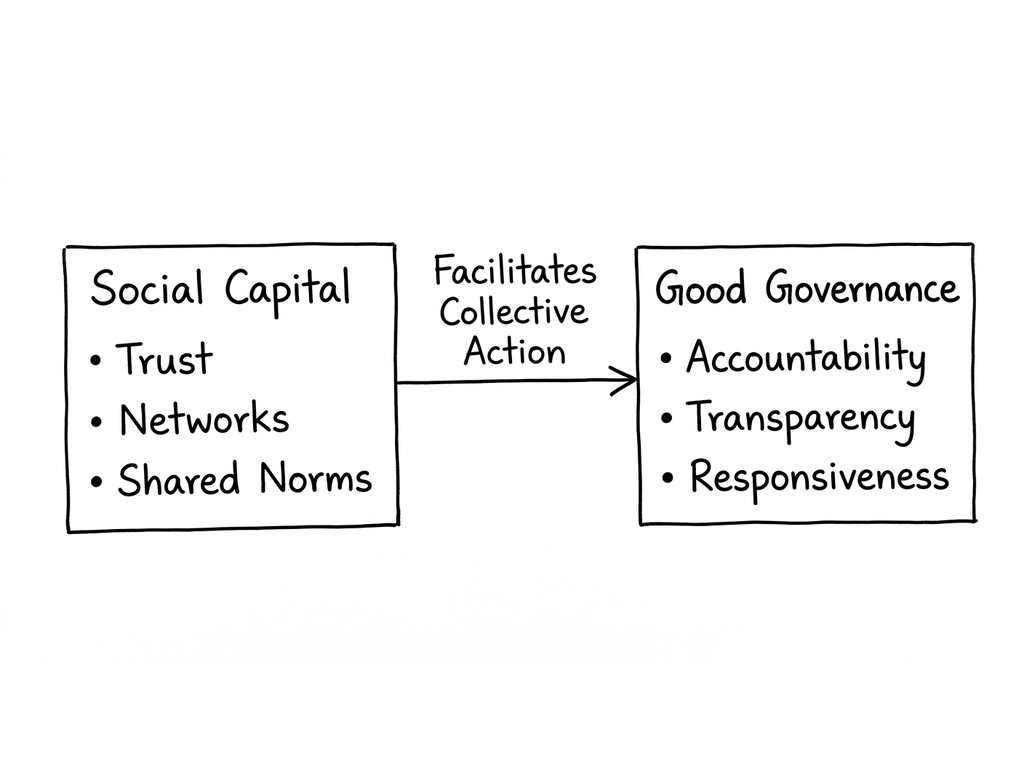 Social Capital Leading to Good Governance