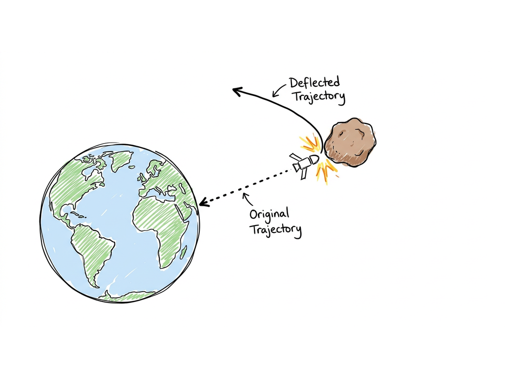 Deflecting Asteroid from Earth Trajectory
