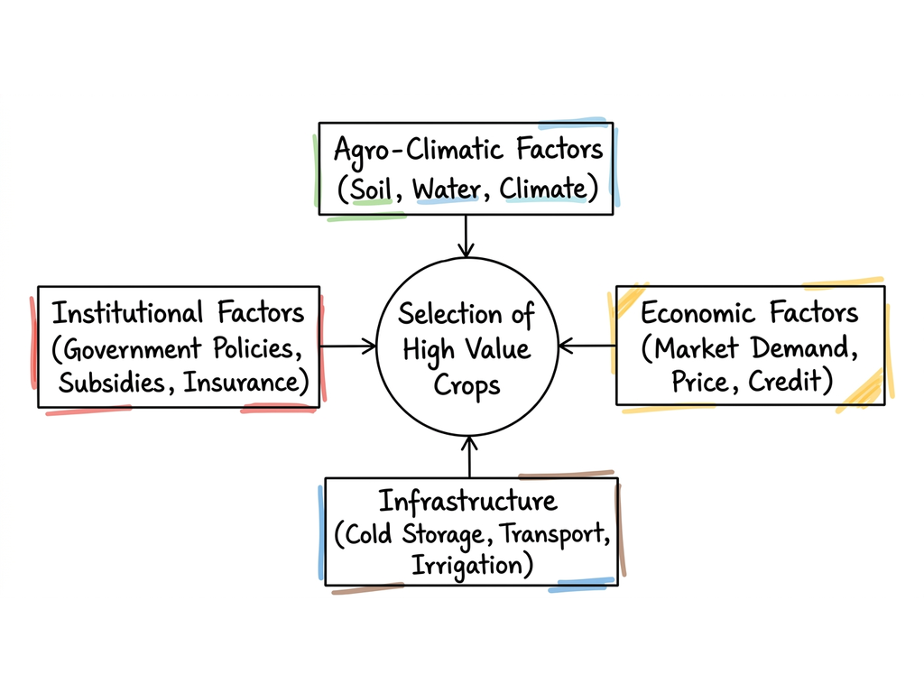 Factors Affecting High Value Crop Selection