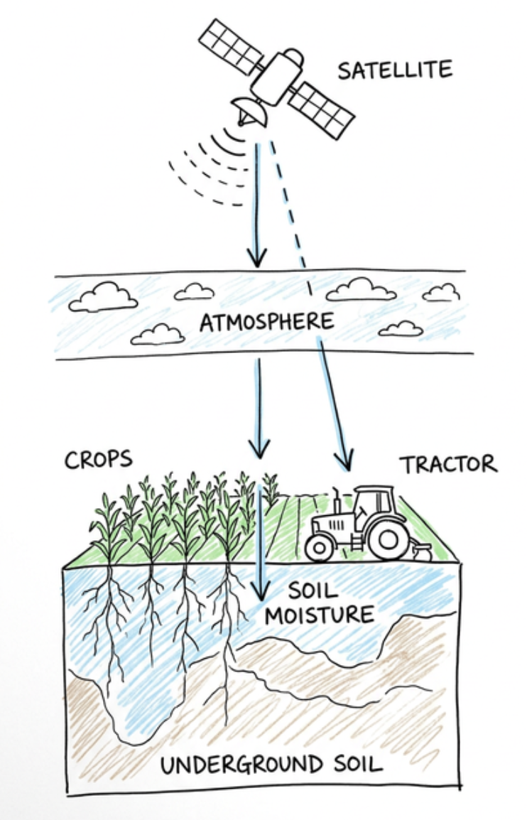 Satellite-Based Agriculture Linking Remote Sensing, Farm Operations, Crops and Soil Monitoring