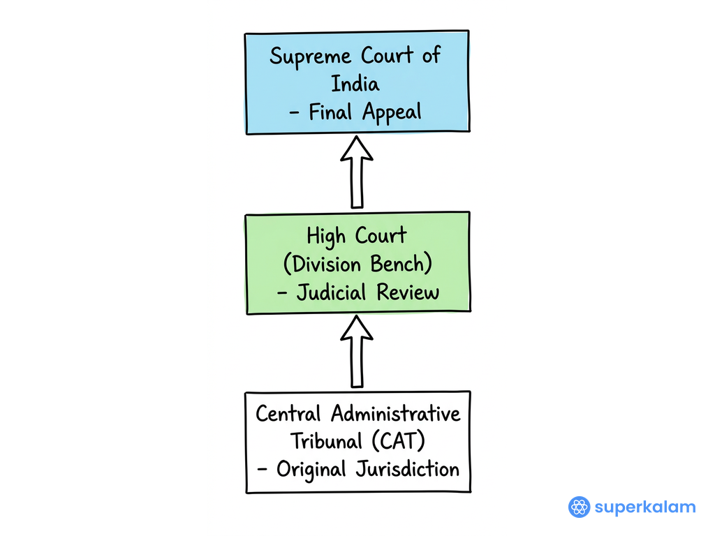 Central Administration Appellate Structure Flowchart
