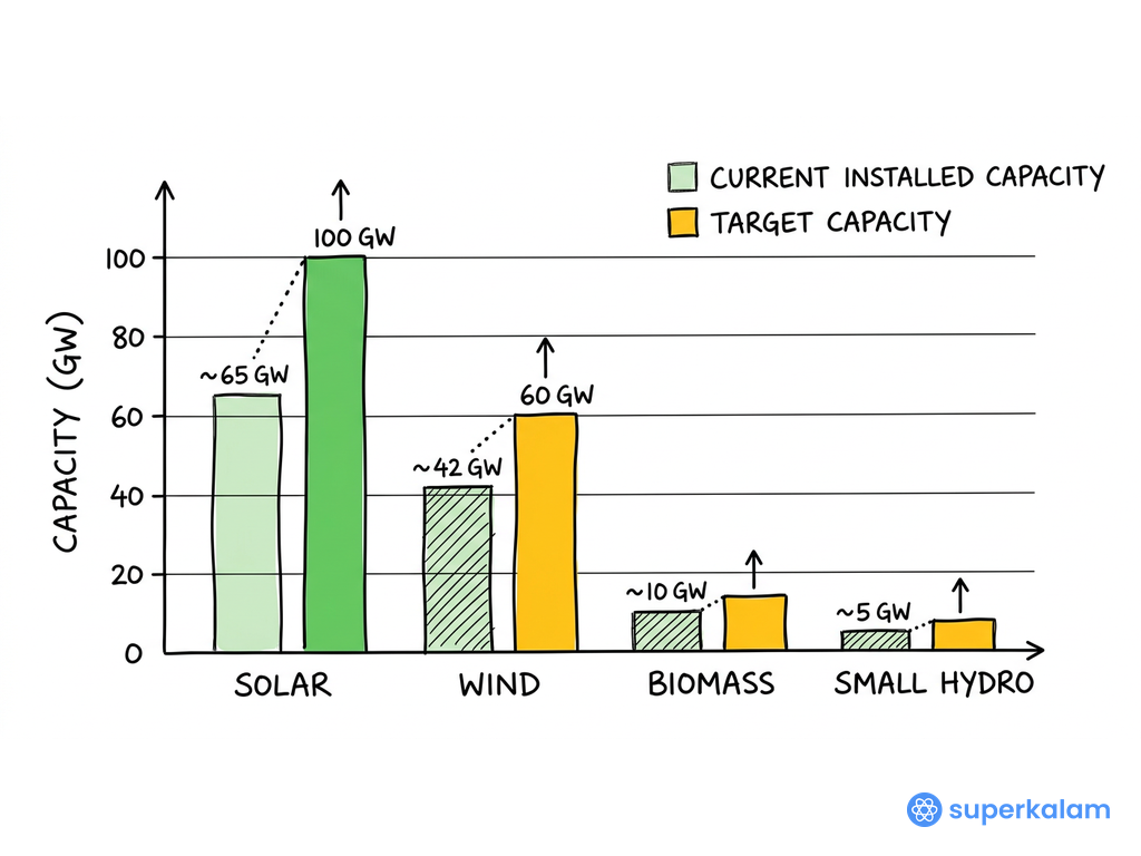 Renewable Energy Status and Target Capacity