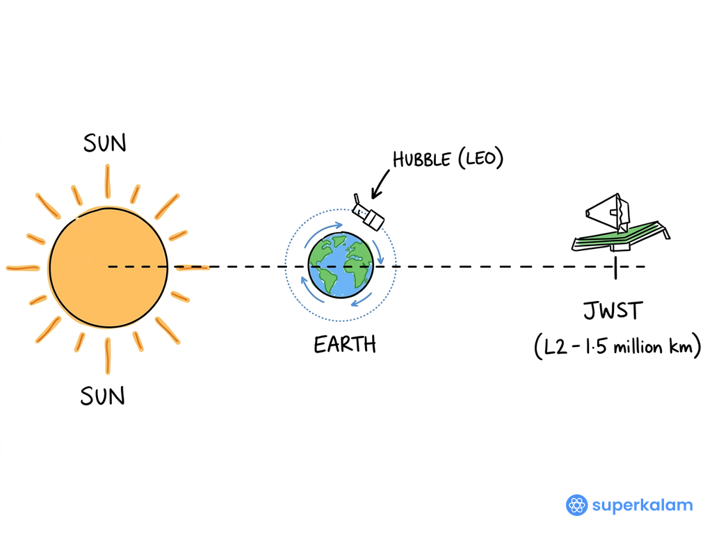 Sun Earth L2 Lagrange Point Alignment