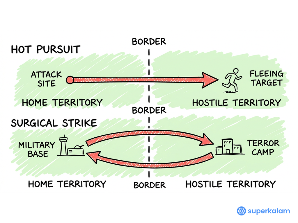 Home Territory Divided by Border Line