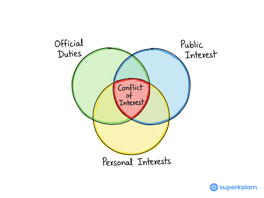 Three Circle Venn Diagram of Duties