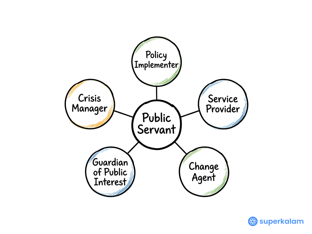Public Servant Hub and Spoke Diagram
