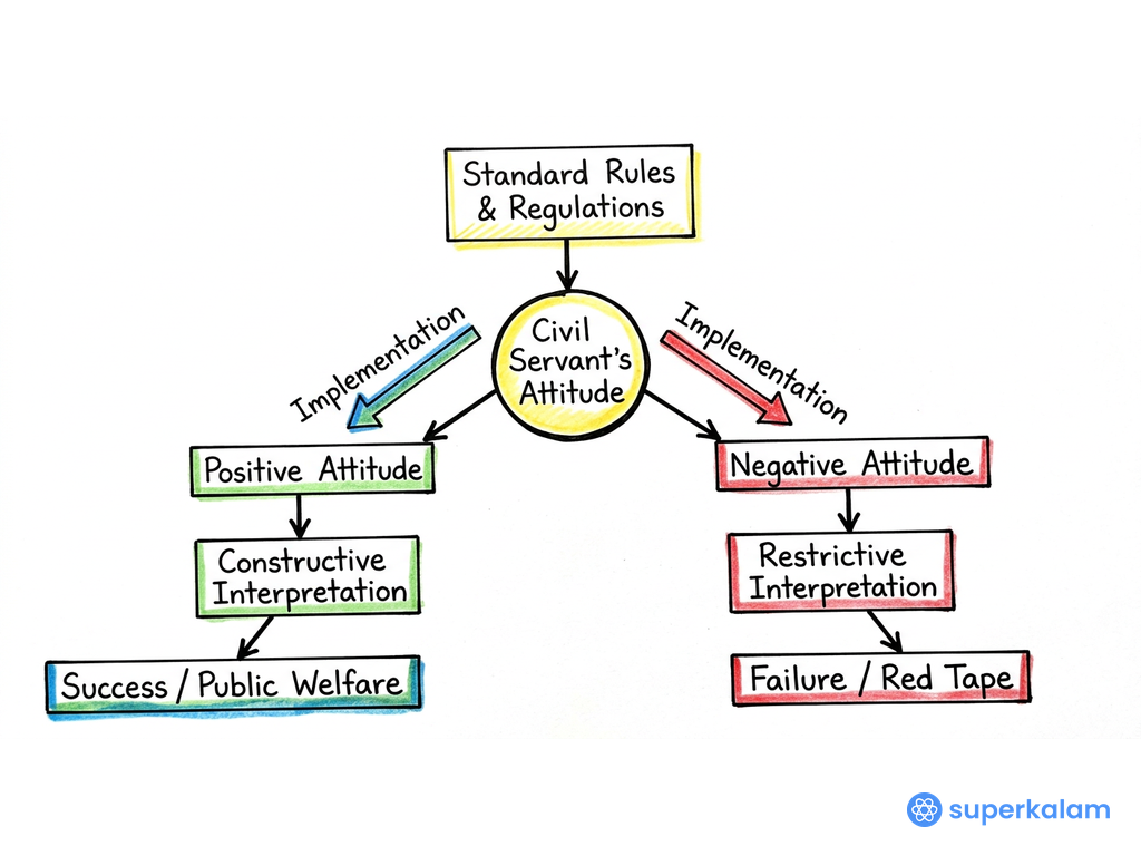 Standard Rules Regulations Diverging Flowchart