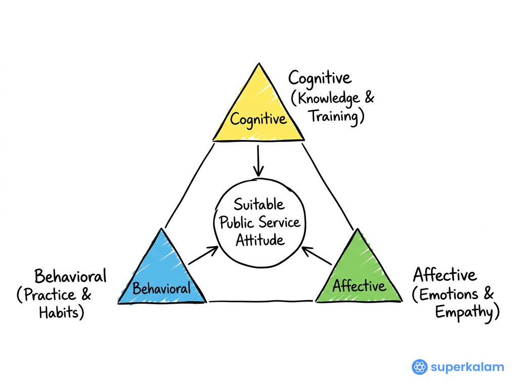 CAB Model of Attitude Triangular Framework