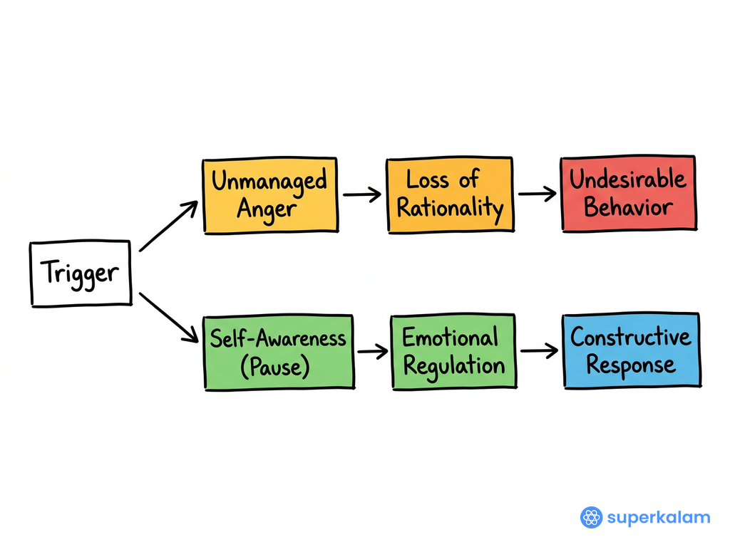 Trigger comparison flowchart beginning with trigger