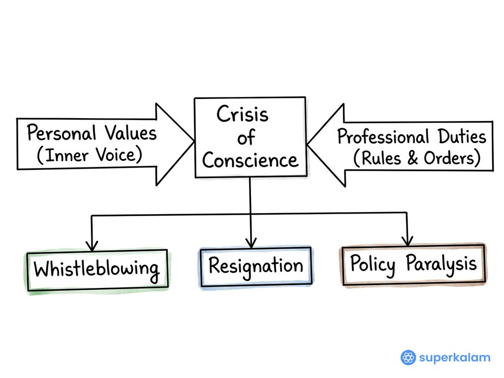 Crisis of Conscience Conceptual Framework Diagram
