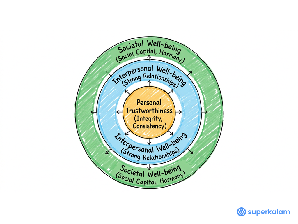 Perso concentric circle diagram with layers