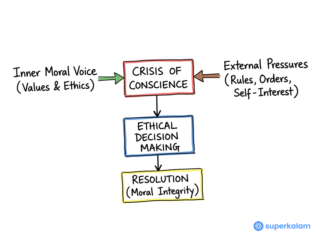 Crisis of Conscience: A Conceptual Framework Diagram