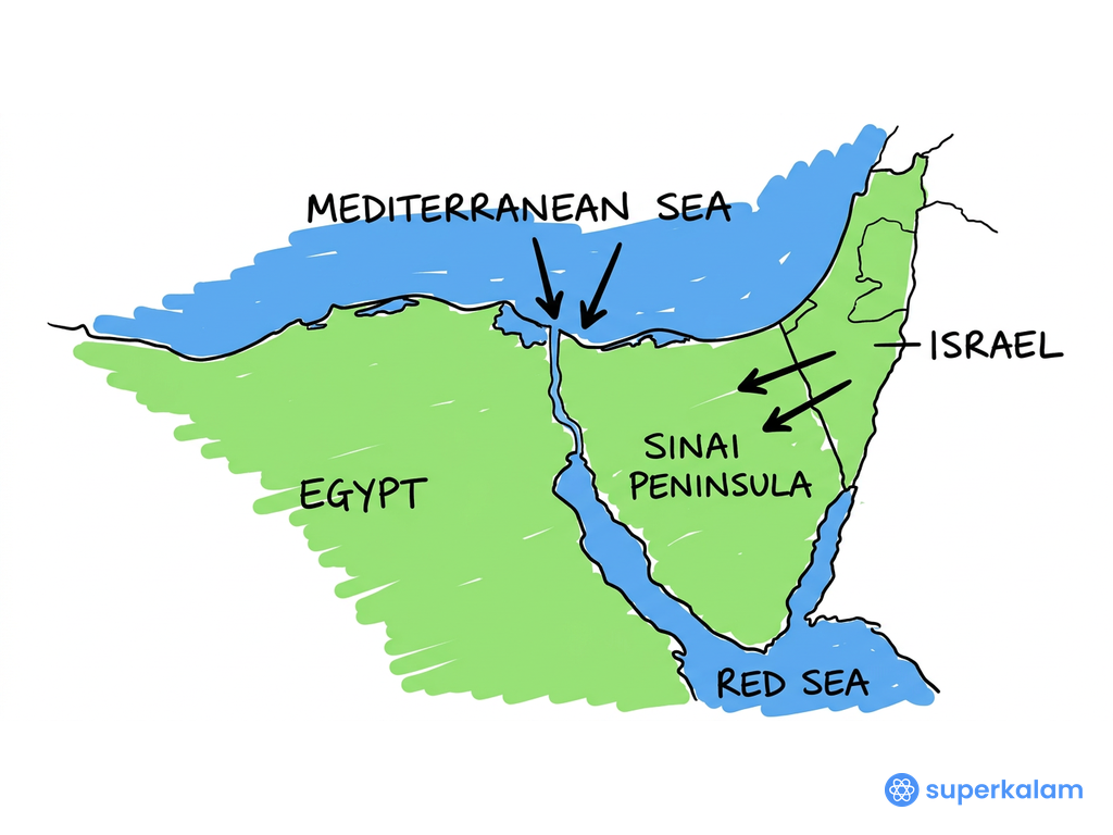 2014 Map of the Suez Canal
